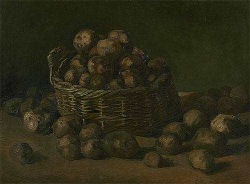 Vincent van Gogh | Basket of Potatoes, 1885 | Giclée Canvas Print