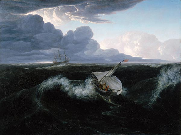 Washington Allston | Rising of a Thunderstorm at Sea, 1804 | Giclée Canvas Print