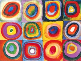 Concentric Circles, 1913 by Kandinsky | Paper Art Print