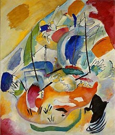 Improvisation 31 (Sea Battle), 1913 von Kandinsky | Leinwand Kunstdruck