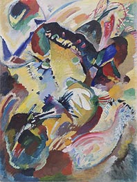 Panel for Edwin R. Campbell No. 2, 1914 von Kandinsky | Leinwand Kunstdruck