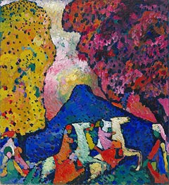 Kandinsky | Blue Mountain | Giclée Canvas Print