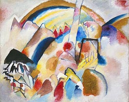 Landscape with Red Spots, No. 2 | Kandinsky | Painting Reproduction