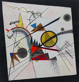 Im schwarzen Viereck, 1923 von Kandinsky | Leinwand Kunstdruck