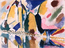 Autumn II, 1912 von Kandinsky | Leinwand Kunstdruck