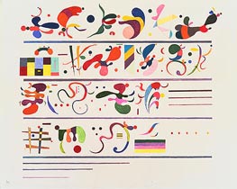 Succession, 1935 von Kandinsky | Leinwand Kunstdruck