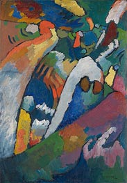 Improvisation No. 7 (Storm), 1910 von Kandinsky | Leinwand Kunstdruck