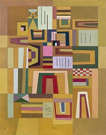 Ausgleichrosa, 1933 von Kandinsky | Leinwand Kunstdruck