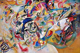 Composition No. 7, 1913 von Kandinsky | Leinwand Kunstdruck
