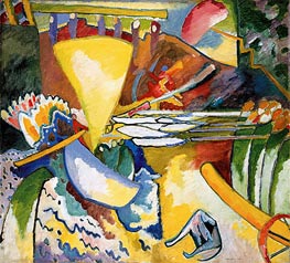 Improvisation 11, 1910 by Kandinsky | Canvas Print