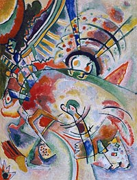 Non-Objective, 1910 von Kandinsky | Leinwand Kunstdruck