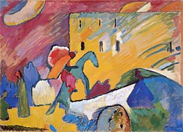 Improvisation 3, 1909 von Kandinsky | Leinwand Kunstdruck