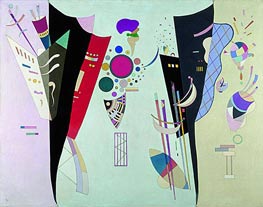 Gegenseitige Abkommen, 1942 von Kandinsky | Leinwand Kunstdruck