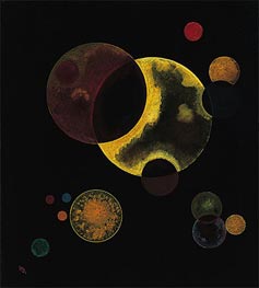 Kandinsky | Heavy Circles | Giclée Canvas Print