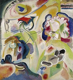 Improvisation No. 29 (The Swan), 1912 von Kandinsky | Leinwand Kunstdruck