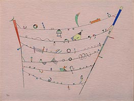 Kleine Akzente, 1940 von Kandinsky | Leinwand Kunstdruck