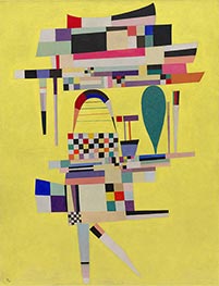 Yellow Painting, 1938 by Kandinsky | Canvas Print