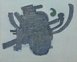 Grüner Akzent, 1935 von Kandinsky | Leinwand Kunstdruck