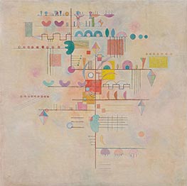 Anmutiger Aufstieg, 1934 von Kandinsky | Kunstdruck