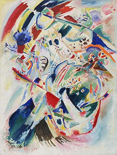Panel for Edwin R. Campbell No. 4, 1914 | Kandinsky | Giclée Leinwand Kunstdruck