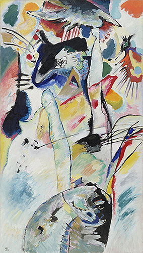 Panel for Edwin R. Campbell No. 3, 1914 | Kandinsky | Giclée Leinwand Kunstdruck