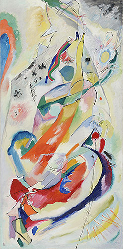 Panel for Edwin R. Campbell No. 1, 1914 | Kandinsky | Giclée Leinwand Kunstdruck