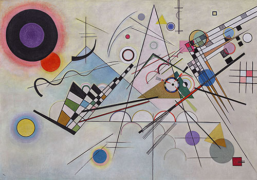 Komposition 8, 1923 | Kandinsky | Giclée Leinwand Kunstdruck