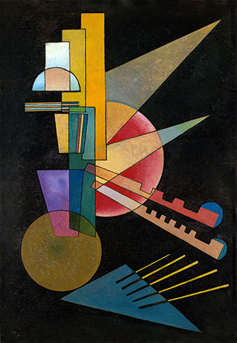 Abstract Interpretation, 1925 | Kandinsky | Giclée Leinwand Kunstdruck