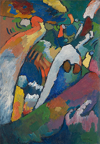 Improvisation No. 7 (Storm), 1910 | Kandinsky | Giclée Leinwand Kunstdruck