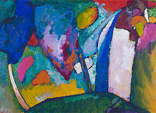 The Waterfall, 1909 | Kandinsky | Giclée Canvas Print