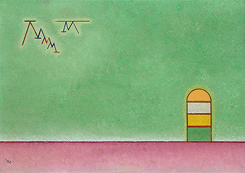 Grünleer, 1930 | Kandinsky | Giclée Leinwand Kunstdruck