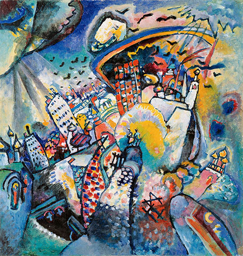 Moskau I, 1916 | Kandinsky | Giclée Leinwand Kunstdruck