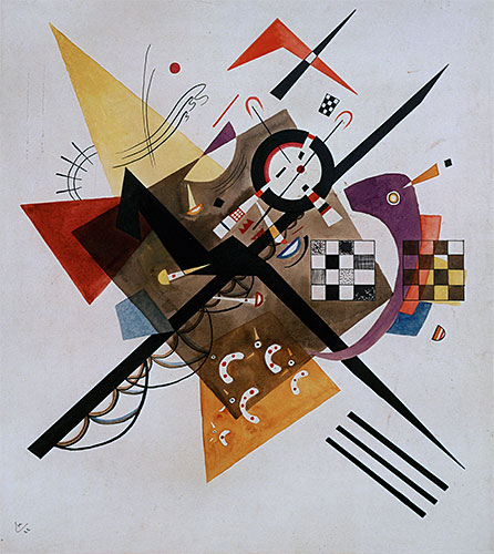 On White II, 1923 by Kandinsky | Giclée Canvas Print