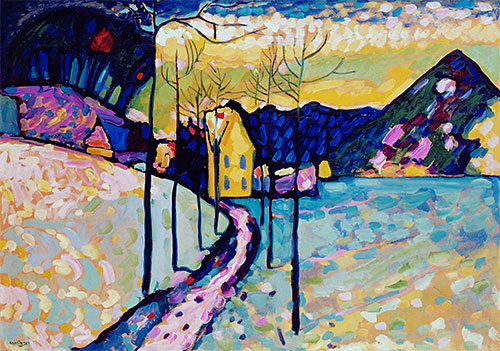 Winter Landscape, 1909 | Kandinsky | Giclée Leinwand Kunstdruck