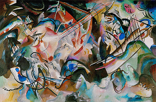 Composition No. 6, 1913 | Kandinsky | Giclée Leinwand Kunstdruck
