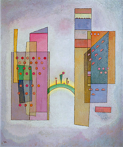 The Bridge, 1931 | Kandinsky | Giclée Leinwand Kunstdruck
