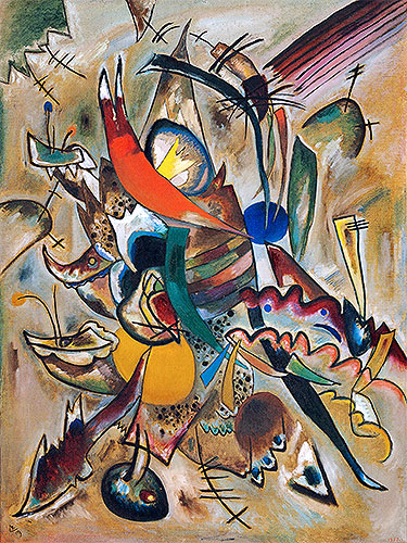 Painting with Points, 1919 | Kandinsky | Giclée Leinwand Kunstdruck