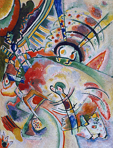 Non-Objective, 1910 | Kandinsky | Giclée Leinwand Kunstdruck