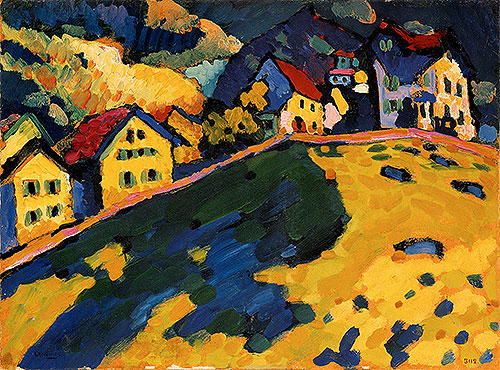 Summer Landscape, 1909 | Kandinsky | Giclée Leinwand Kunstdruck