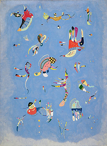 Sky Blue, 1940 | Kandinsky | Giclée Leinwand Kunstdruck