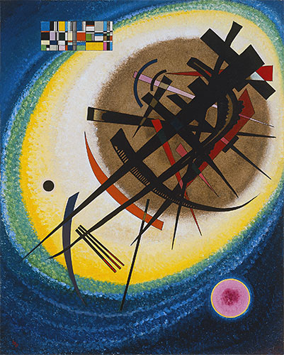 In the Bright Oval, 1925 | Kandinsky | Giclée Leinwand Kunstdruck