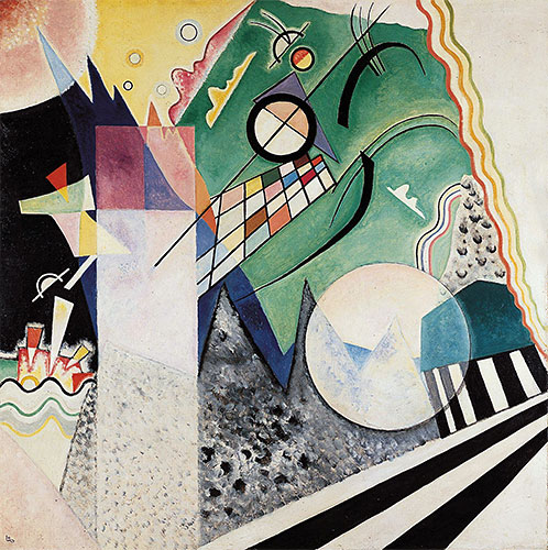 Open Green, 1923 | Kandinsky | Giclée Canvas Print