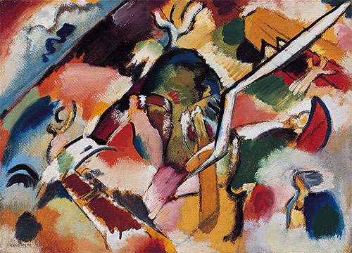 Sketch for Deluge I, 1912 | Kandinsky