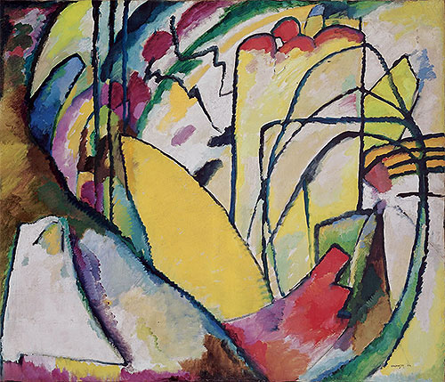 Improvisation 10, 1910 | Kandinsky | Giclée Leinwand Kunstdruck