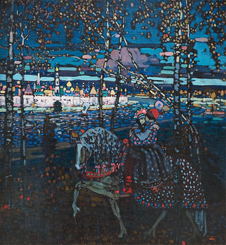Riding Couple, 1907 | Kandinsky | Giclée Canvas Print