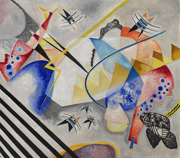 Weiße Mitte, 1921 | Kandinsky | Giclée Leinwand Kunstdruck