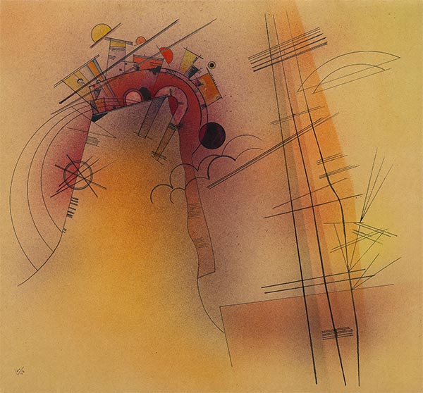 Aufglühen, 1928 | Kandinsky | Giclée Papier-Kunstdruck