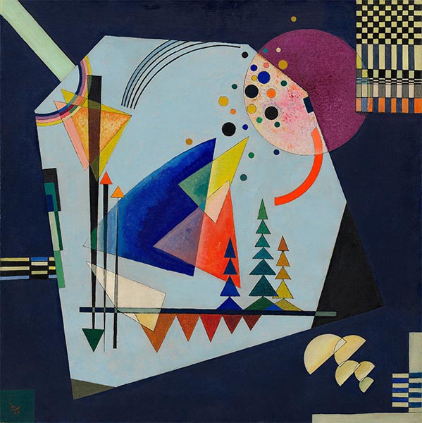 Drei Klänge, 1926 | Kandinsky | Giclée Leinwand Kunstdruck