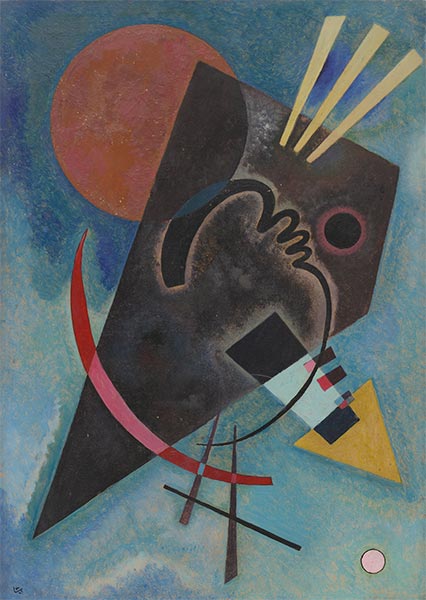 Spitz und Rund, 1925 | Kandinsky | Giclée Leinwand Kunstdruck