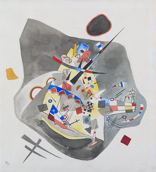 Grauer Fleck, 1922 | Kandinsky | Giclée Papier-Kunstdruck